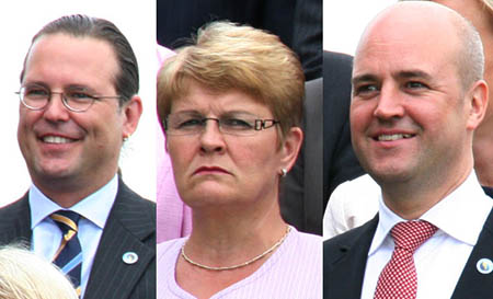 Borg, Olofsson y Reinfeldt