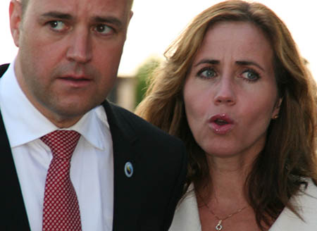 Filippa Reinfeldt y Fredrik Reinfeldt