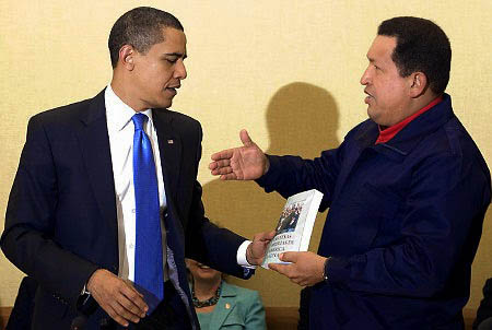 Obama y Chavez