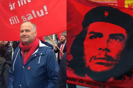 Jonas Sjöstedt y Che Guevara