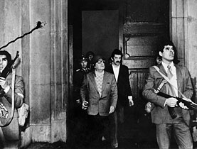 Allende y sus guardias