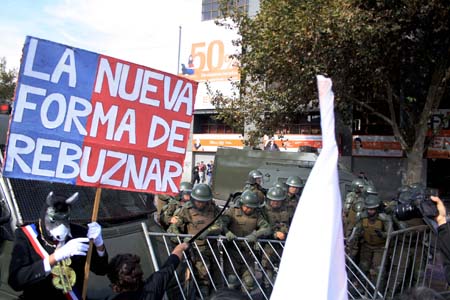 Celebración del 1 de mayo en Chile.